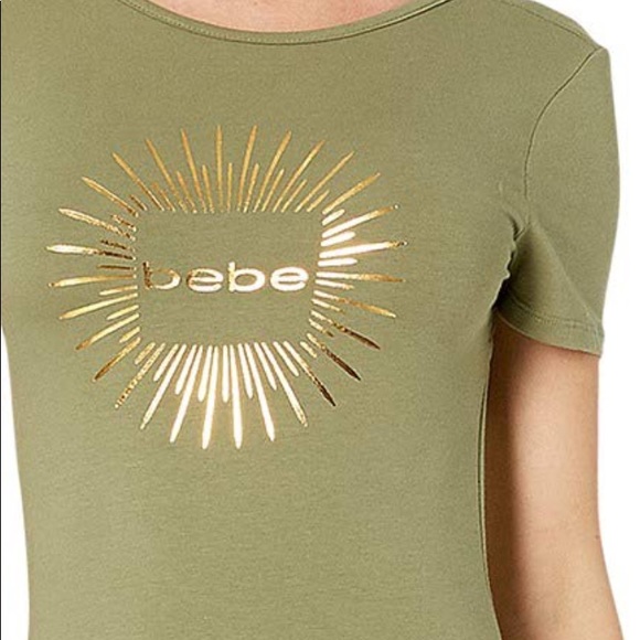 BEBE SHORT SLEEVES T-SHIRT DRESS - Picture 3 of 4